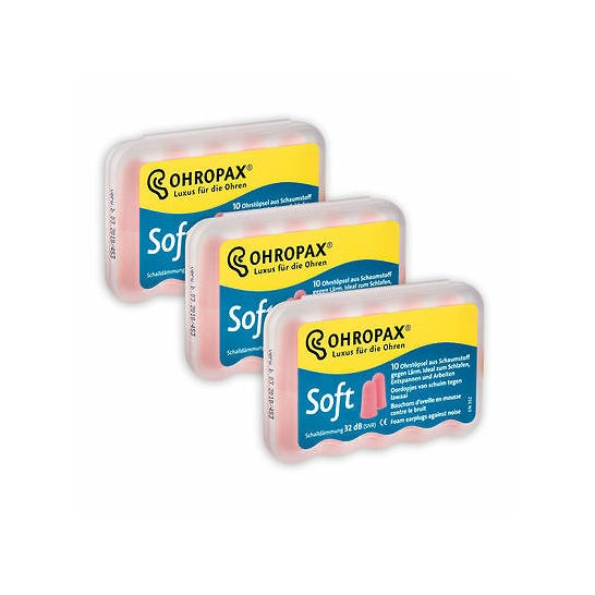 Ohropax Soft Foam Earplugs 10uds