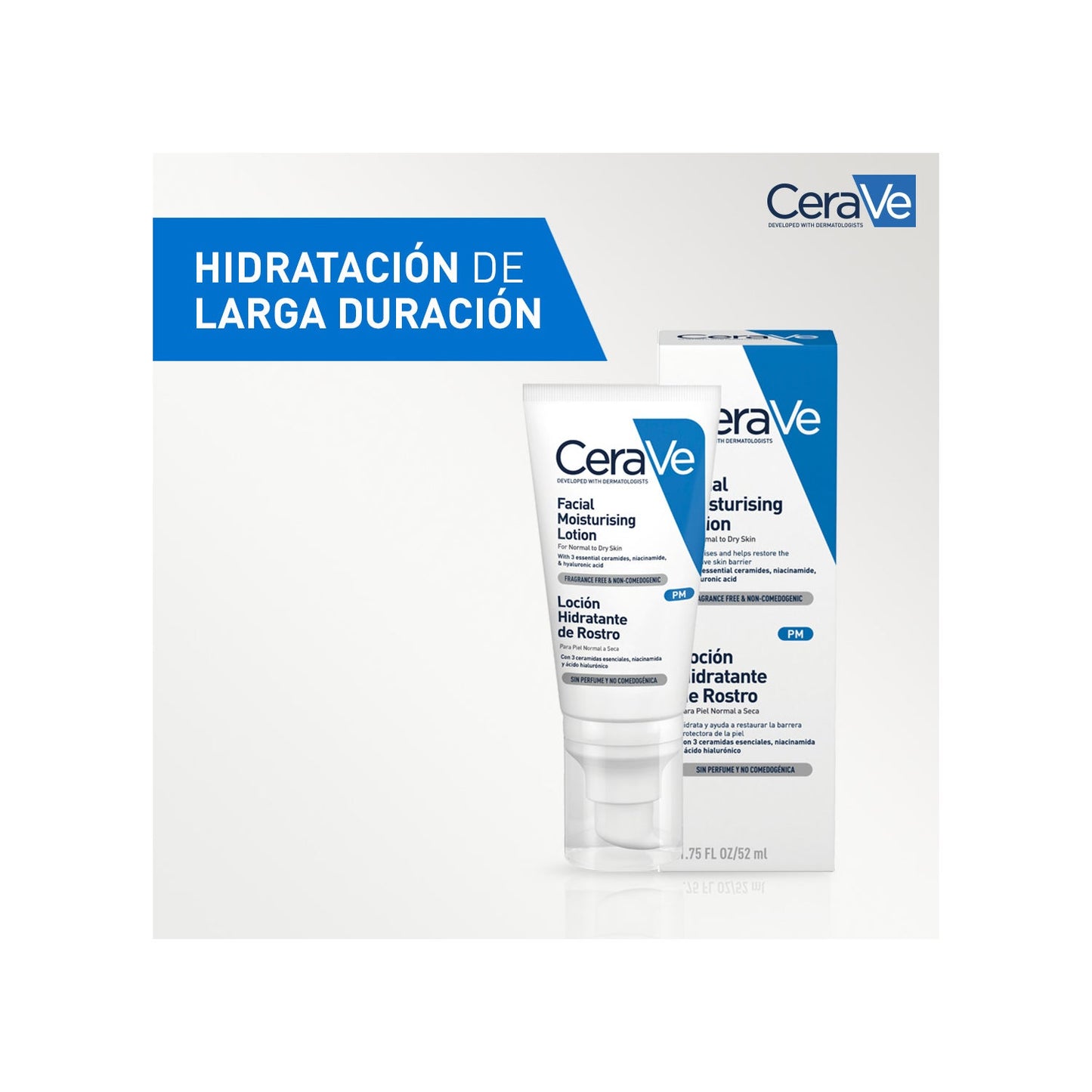 CeraVe® Loción Hidratante de Rostro 52ml