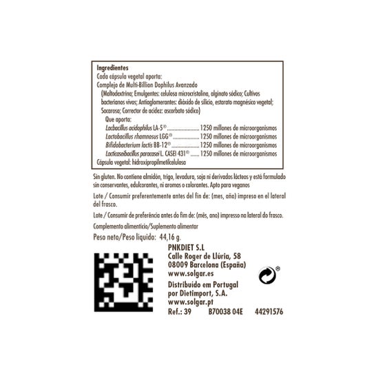 Solgar Advanced Multi-Billion Dophilus 60vcaps