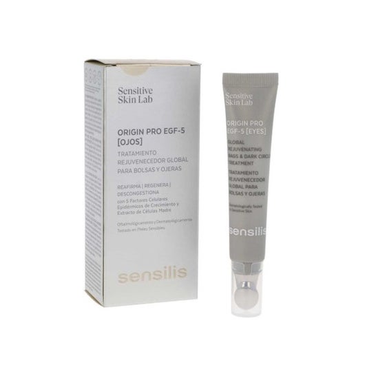 Sensilis Origin Pro EGF-5 [Ojos] Tratamiento Rejuvenecedor Global para Bolsas y Ojeras 15ml