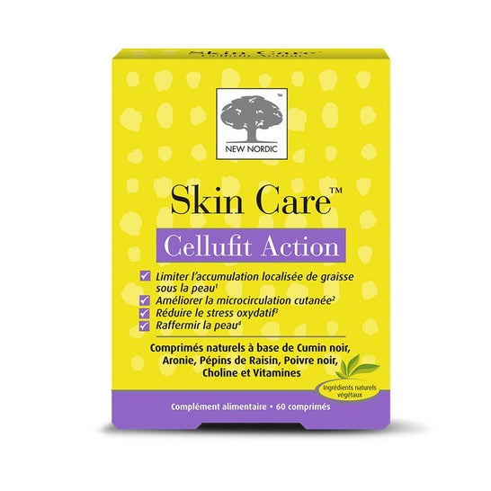 Nuevo Cuidado de la Piel Nórdica Cellufit 60 Tabletas