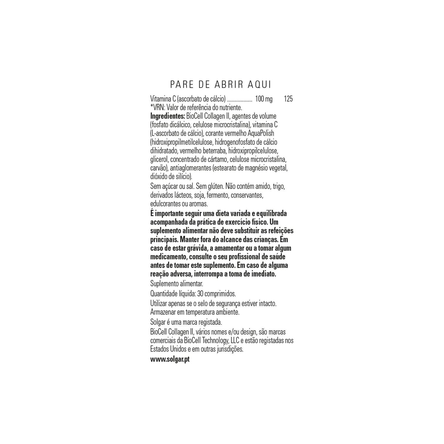 Solgar Ácido Hialurónico Complex con Colágeno 120mg 30comp