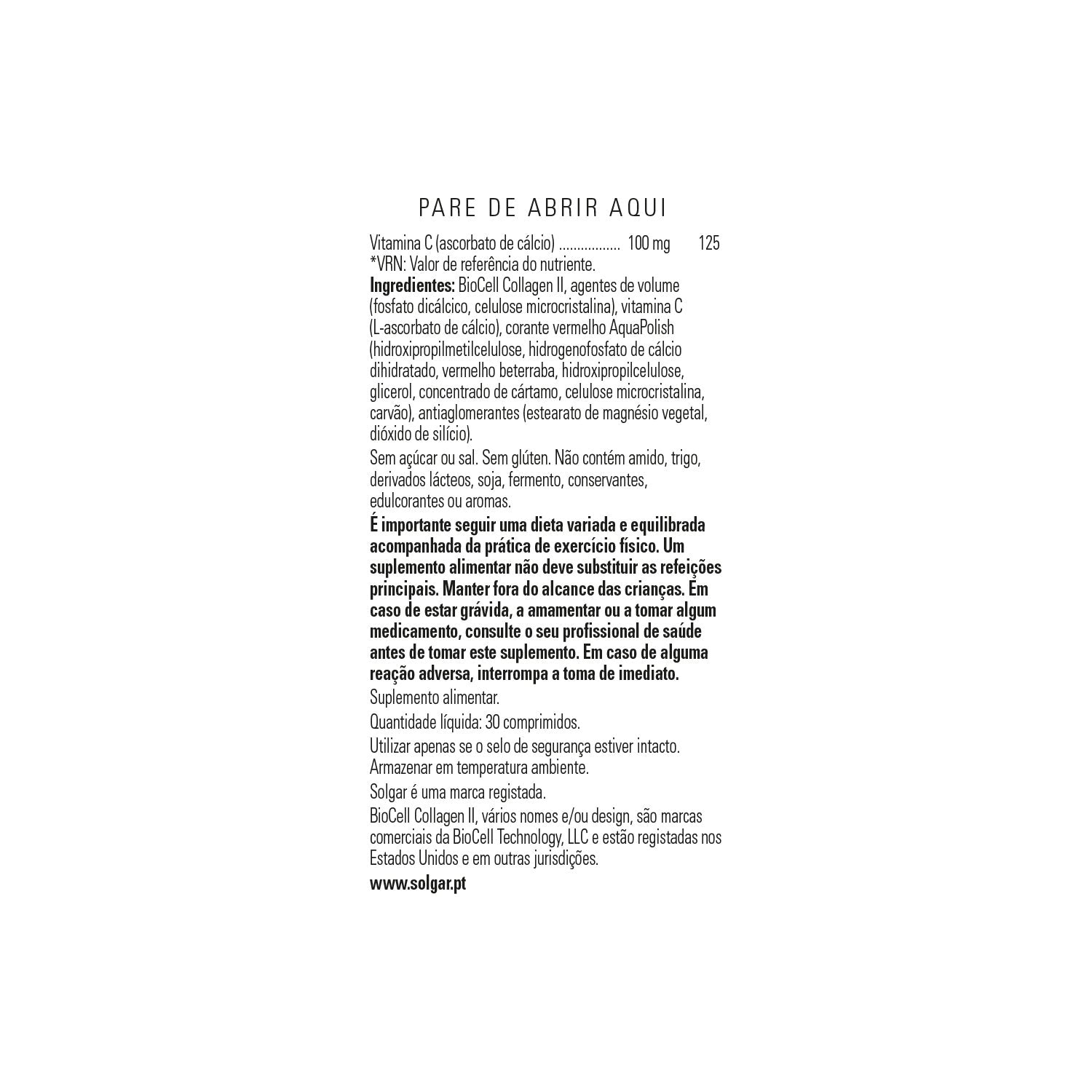 Solgar Ácido Hialurónico Complex con Colágeno 120mg 30comp