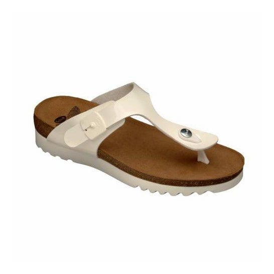 Scholl Boa Vista Up Sandalia Blanco Talla 37 1 Par