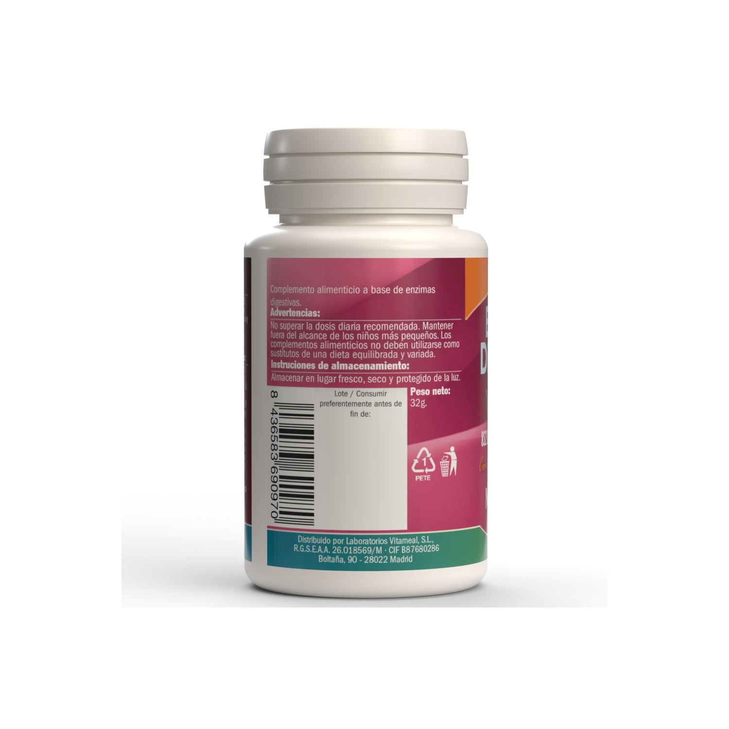 NaturBite Enzimas Digestivas Veganas 60comp