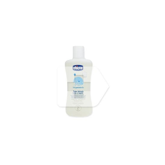 Chicco® Baby Moments gel Delicado Cuerpo y Cabello 200 ml