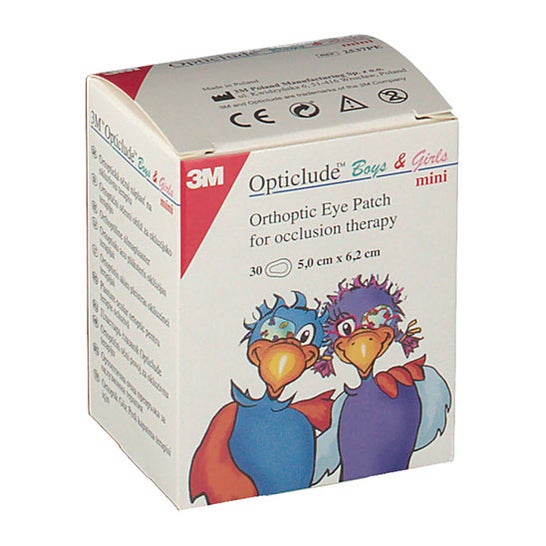 Opticlude parches oculares impresos pequeño 30uds