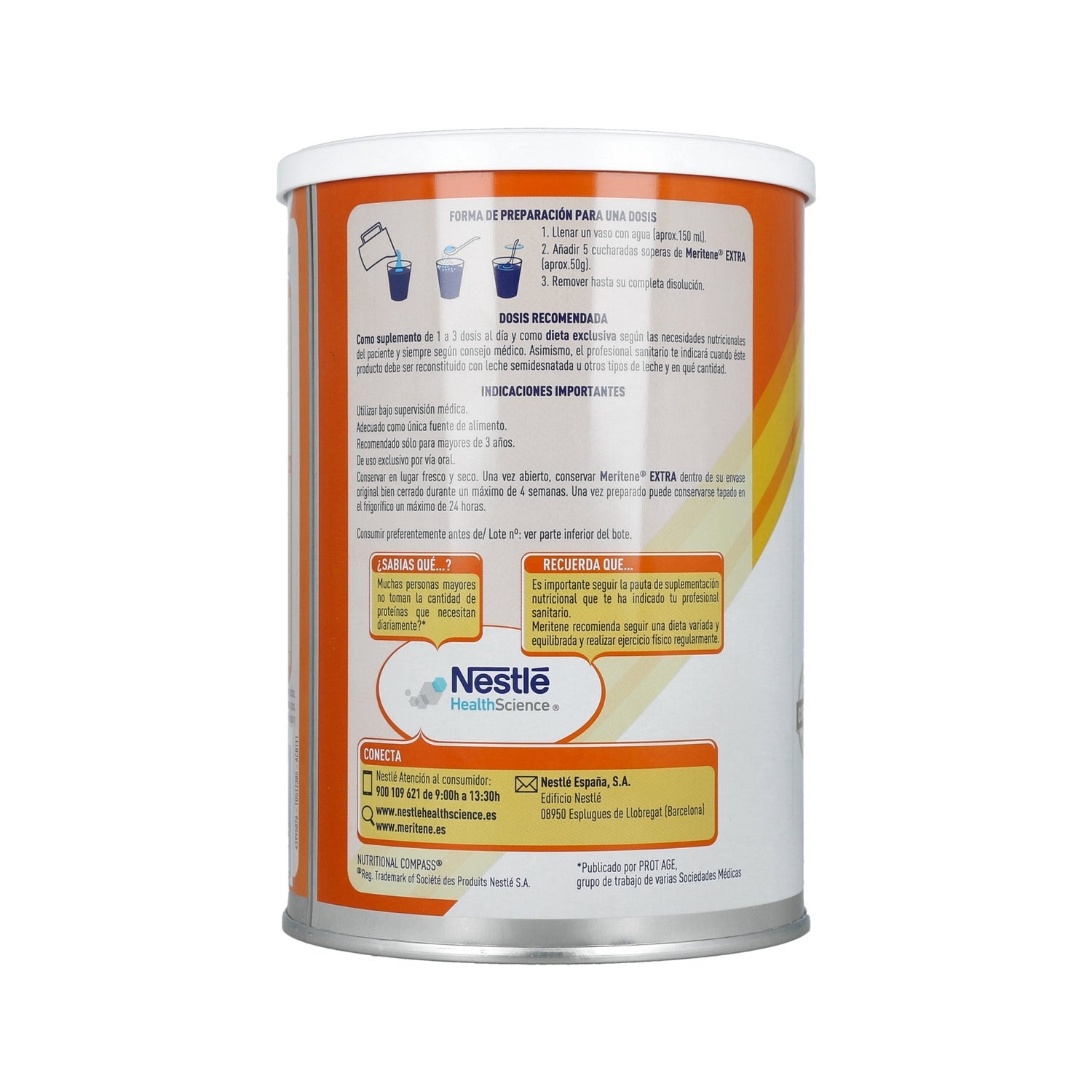Meritene Extra Vainilla 450g