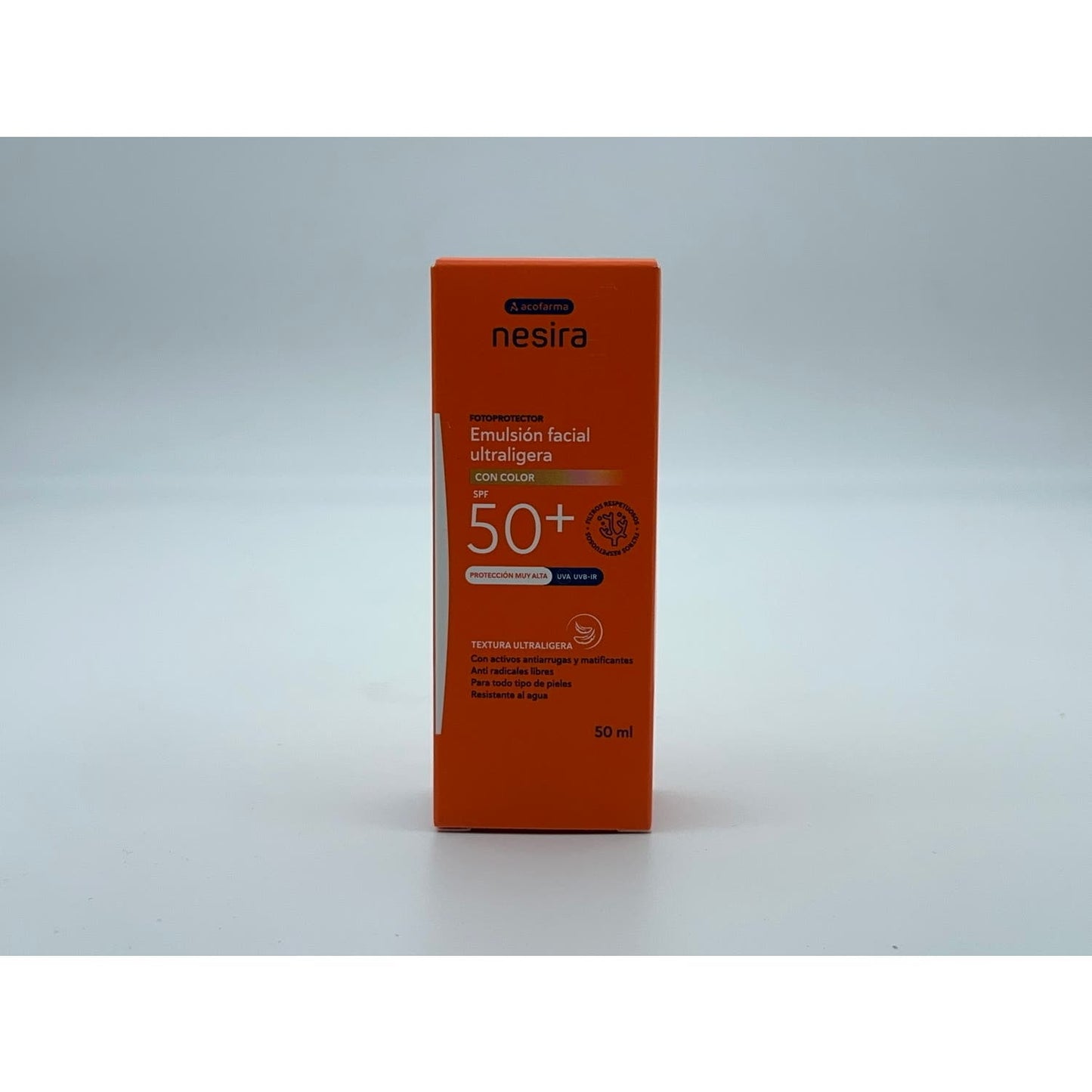 Acofarderm fluida facial con color SPF50+ 50ml