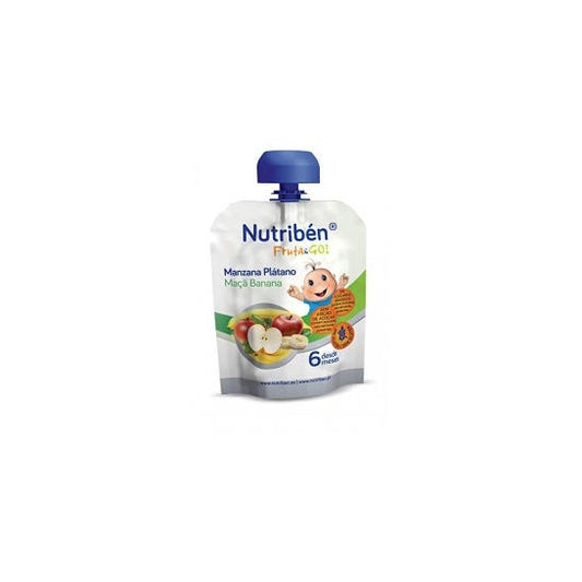 Nutriben Fruta&go Manzana Platano 90 G