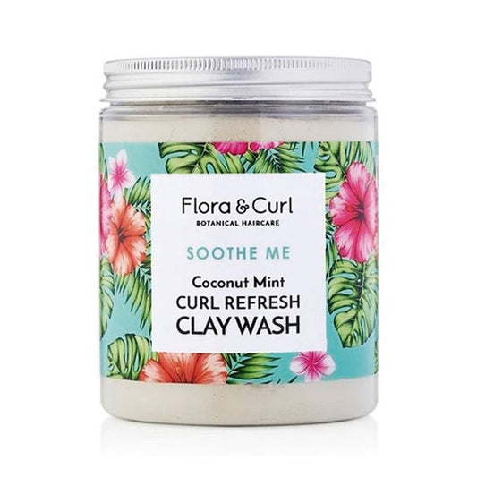 Flora & Curl Coconut Mint Curl Refresh Clay Wash 260 g