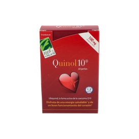 100% Natural Quinol 10 100mg 30 perlas