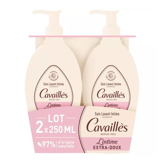 Rogé Cavaillès Extra Doux Gel Lavant Naturel 2x250ml