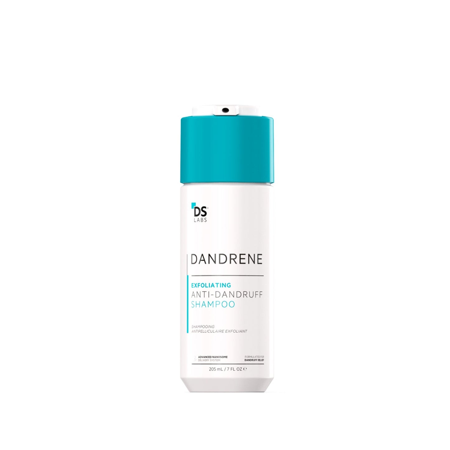 Dandrene champú exfoliante con tecnología anticaspa 205ml