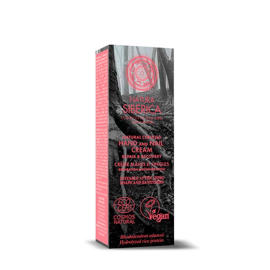 Natura Siberica Crema de Manos y Uñas Reparación y Recuperación 75ml