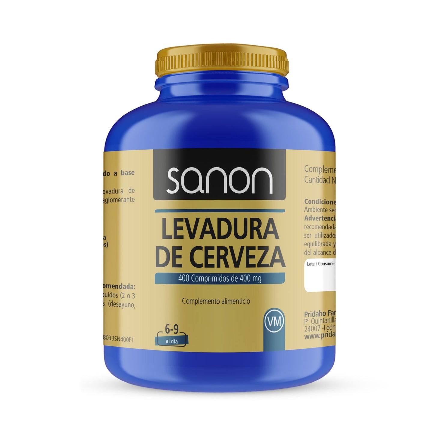 Sanon Levadura de Cerveza 400comp