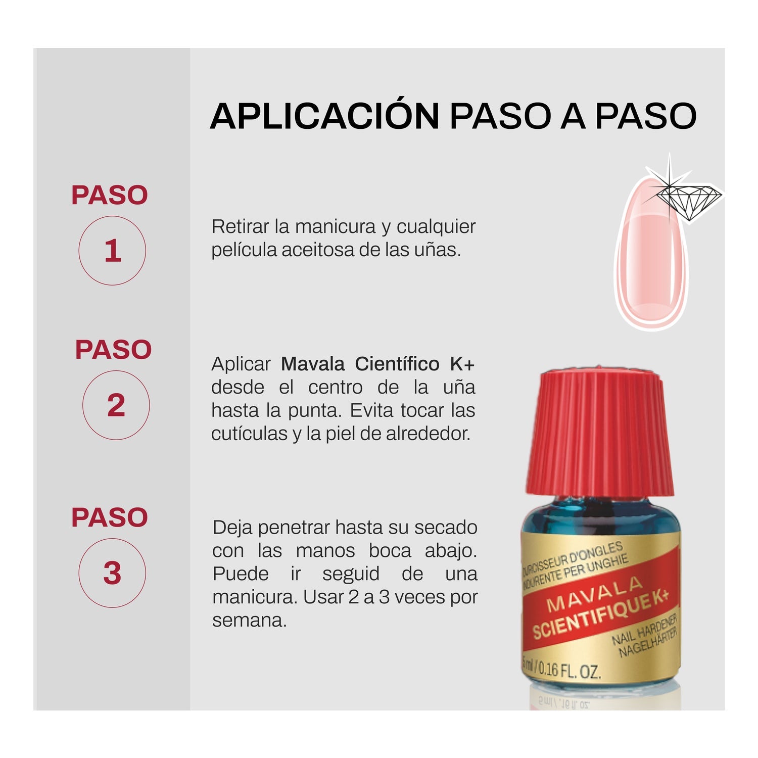 Mavala Científico K+ Endurecedor de Uñas 5ml