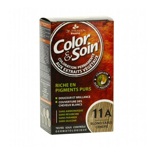 Color & Soin Kit Teinture Cheveux Nro 11 a Blond Sable Cendré