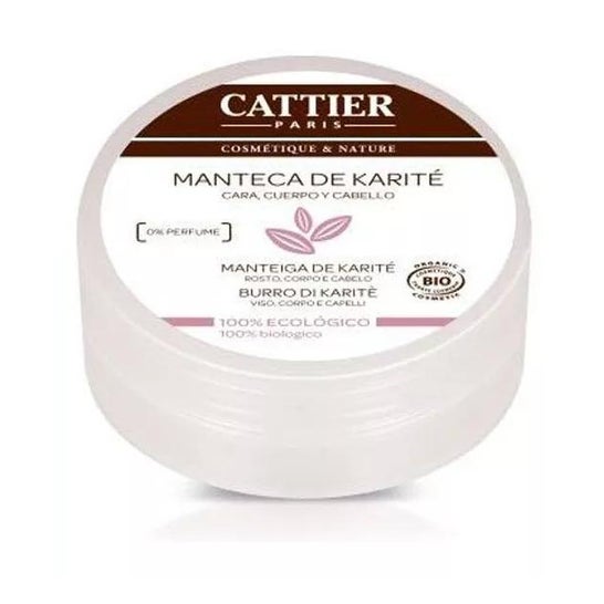 Cattier Manteca de Karité Bio Cara Pelo y Cuerpo 100 g