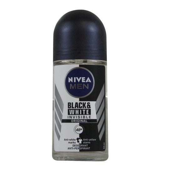 Nivea Men Black & White Desodorizante Roll-On 50ml