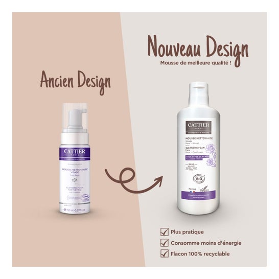 Cattier Espuma Limpiadora Facial BIO 150ml