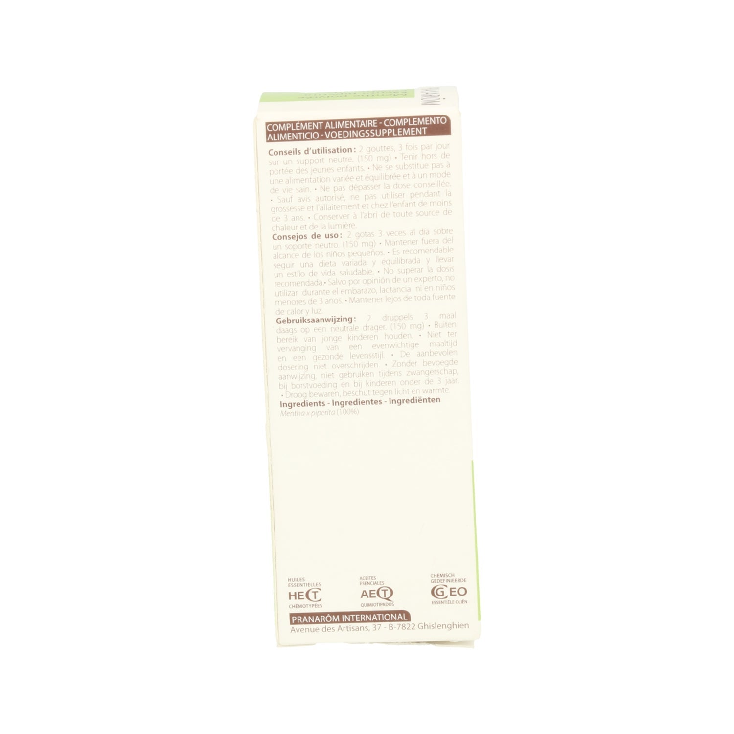 Pranarôm Aceite Esencial de Menta Piperita 10ml
