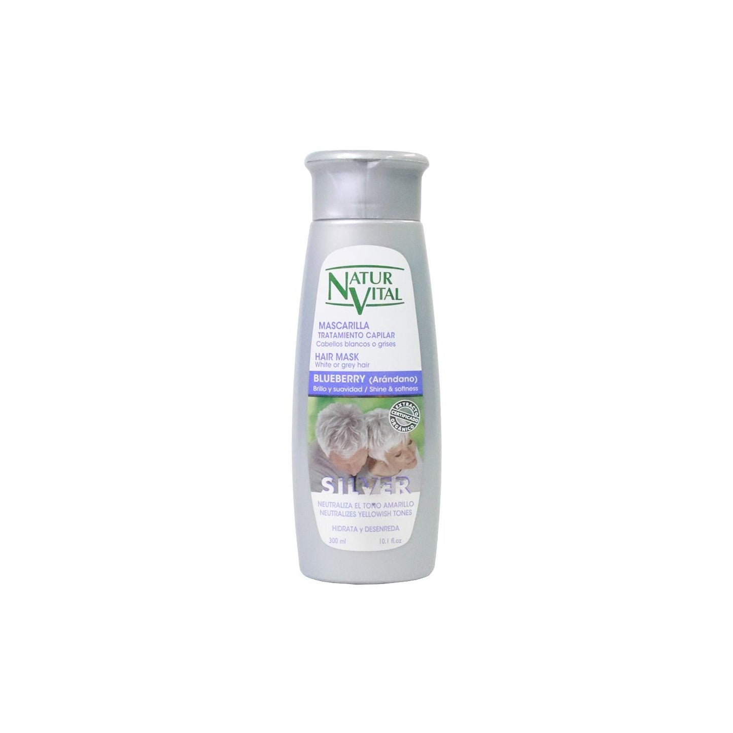 NaturVital Mascarilla Silver White Orgay Hair 300 ml