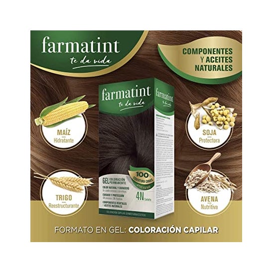 Farmatint Gel 4N Castaño 135ml