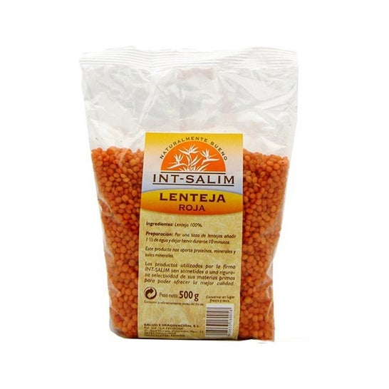 Intracma Lenteja Roja Partida 500 g