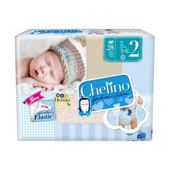 Chelino Fashion&Love pañales T2 3-6kg 28uds
