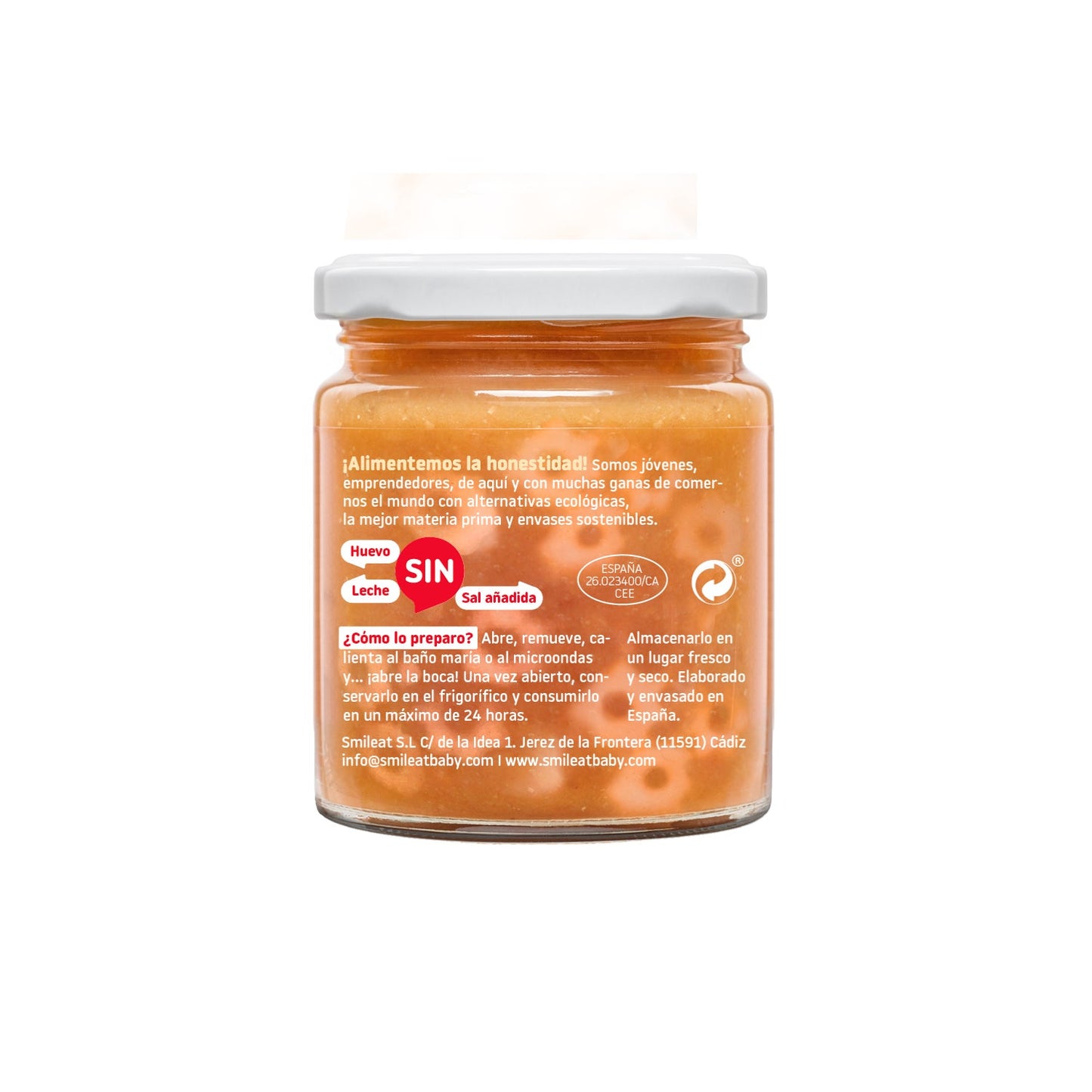 Smileat Tarrito Ecológico CA-CHI-TOS de Estrellitas con Tomate 230g