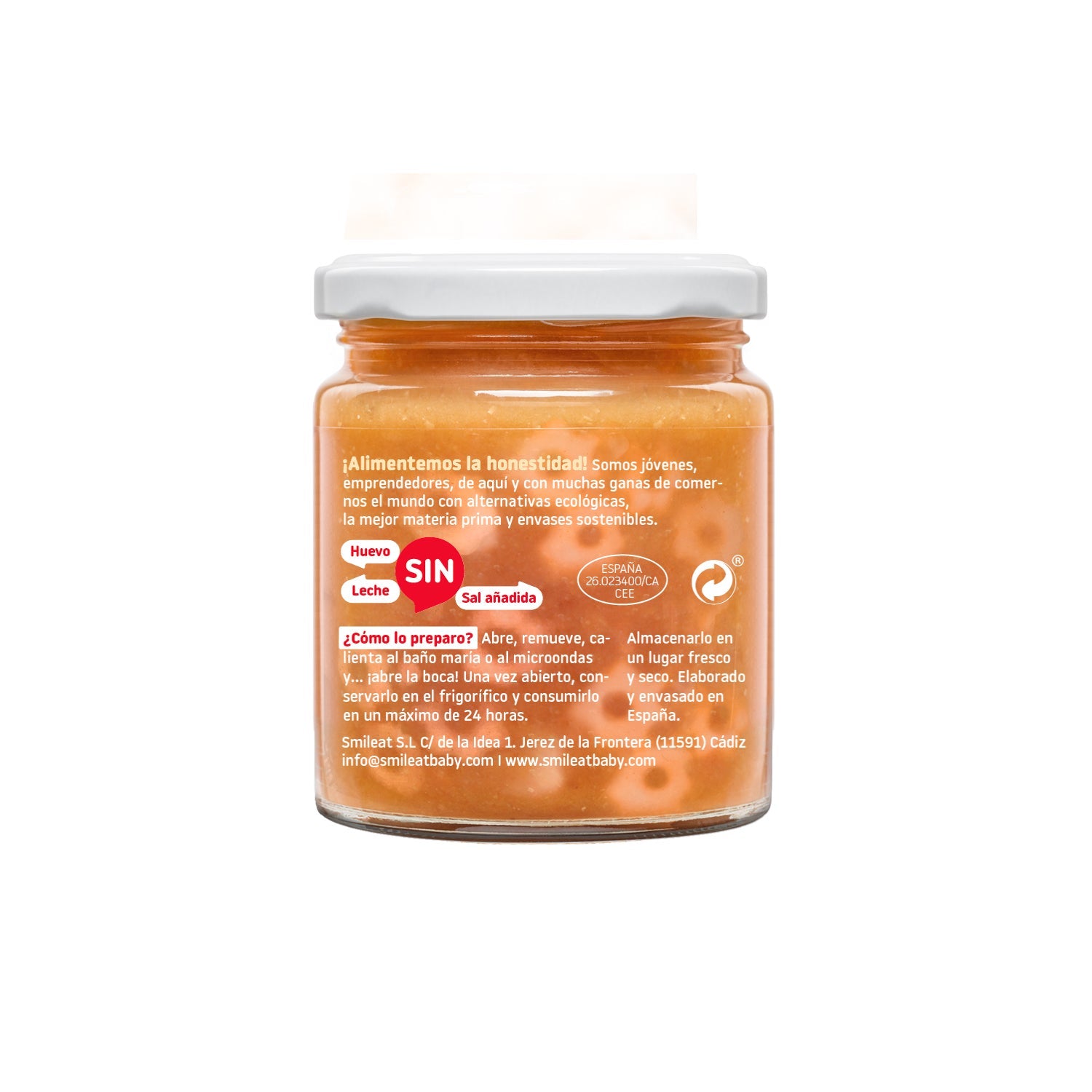 Smileat Tarrito Ecológico CA-CHI-TOS de Estrellitas con Tomate 230g