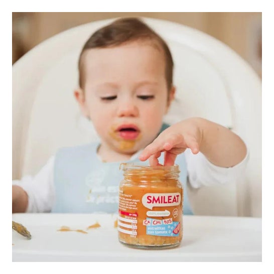 Smileat Tarrito Ecológico CA-CHI-TOS de Estrellitas con Tomate 230g