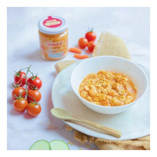 Smileat Tarrito Ecológico CA-CHI-TOS de Estrellitas con Tomate 230g