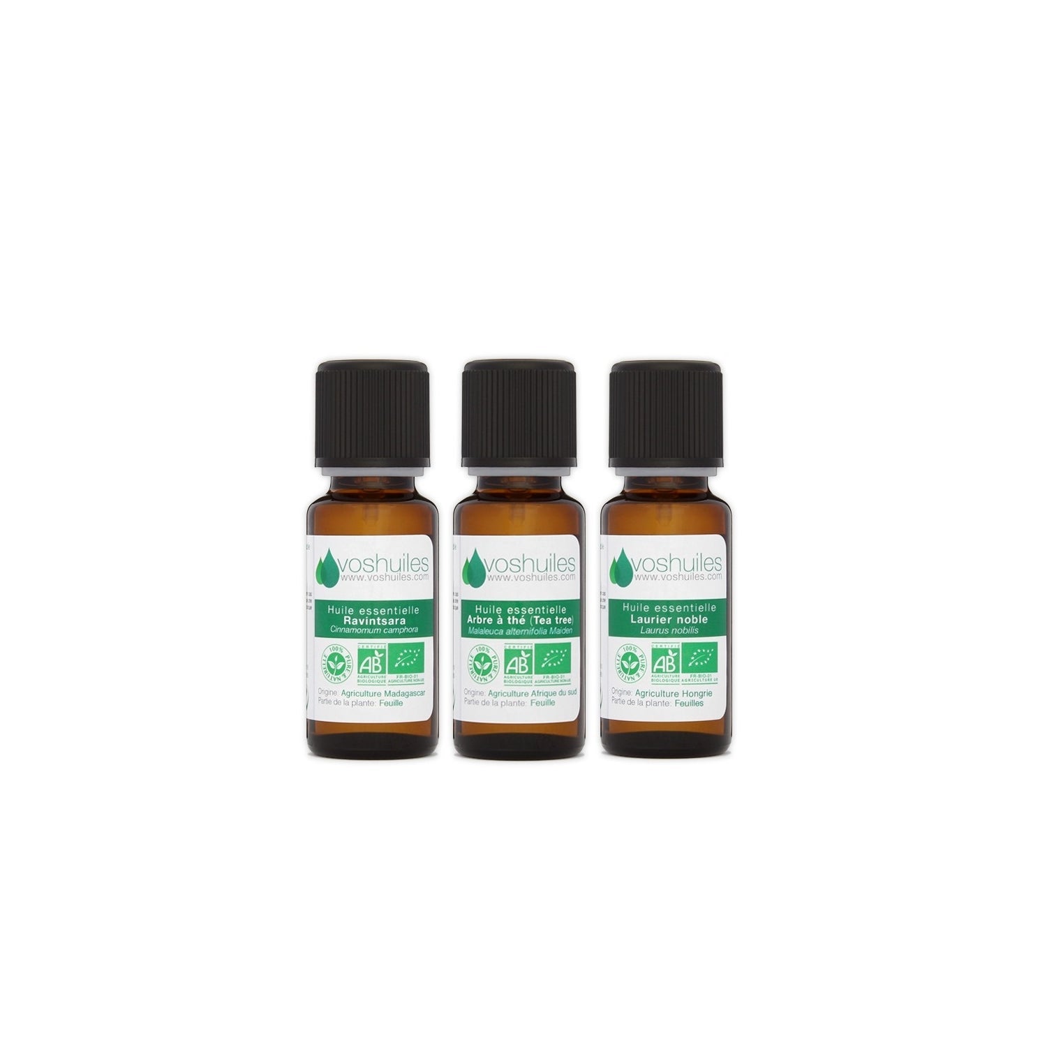 Voshuiles Mon Petit Kit Inhalación Invierno Aceite Esencial 3x10 ml