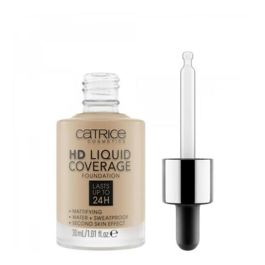 Catrice Hd Base de Maquillaje Cobertura Líquida Rosy Ash 050 30ml