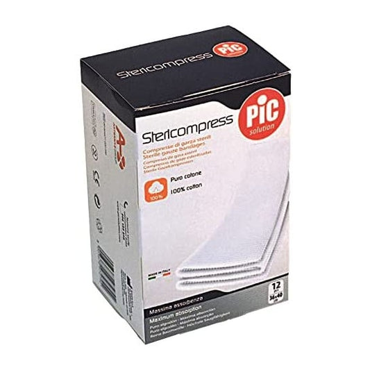 Gasa Esteril Algodon Hidrofilo Compresas Pic Stericompress 18 X