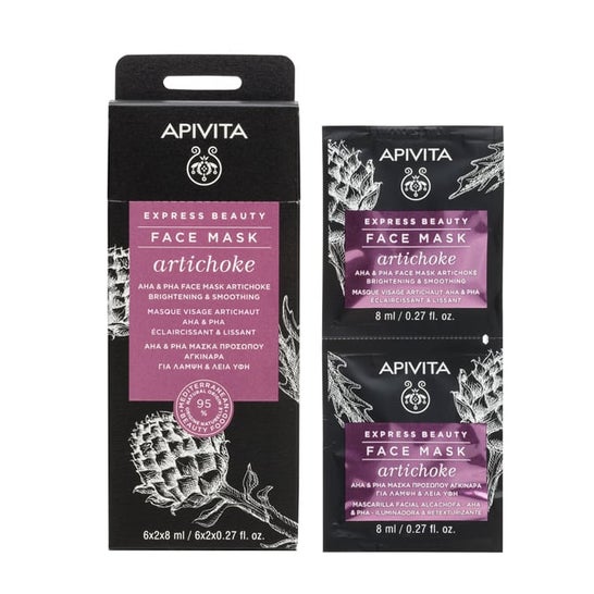 Apivita Face Mask Artichoke 2 X8 ml