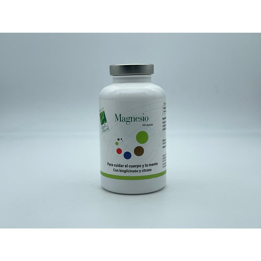 100% Natural Magnesio 180 cápsulas