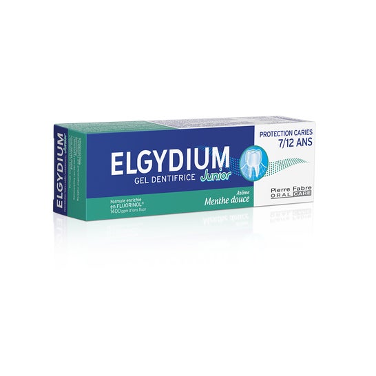 Elgydium Junior Gel Dentífrico Menta Suave 7-12 Años 50ml