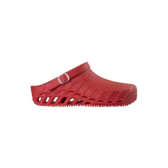 Scholl Zueco Clog Evo Rojo Talla 46 1 Par