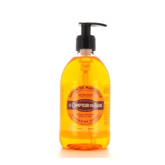 Le Comptoir du Bain Jabón de Marsella Mandarina Salvia 500 ml