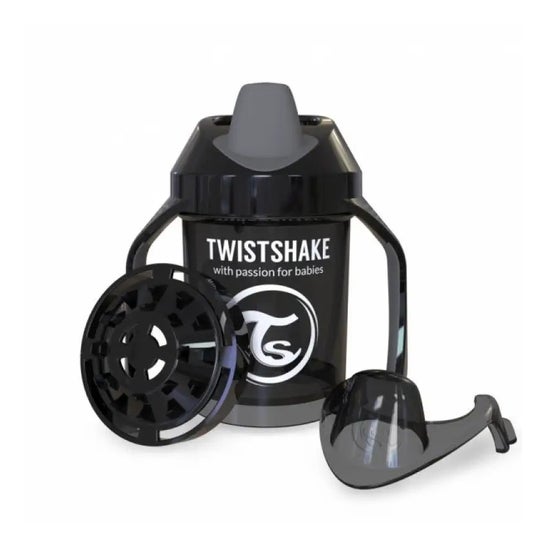 Twistshake Vaso Mini Cup Negro 230 ml
