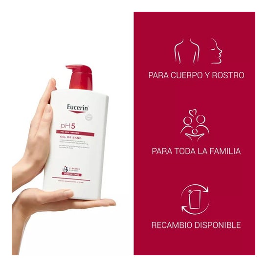 Eucerin Gel de Baño pH5 1000ml