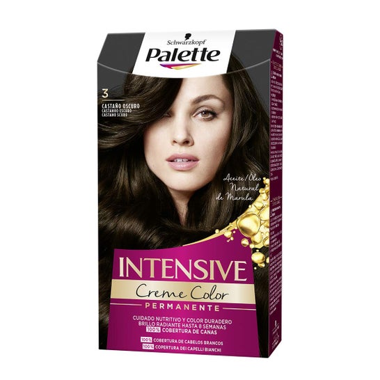 Schwarzkopf Palette Intensive Tinte N3 Castaño Oscuro 1 ud