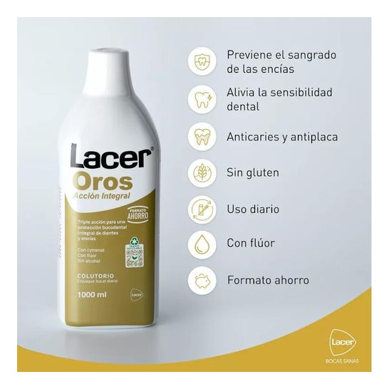Lacer LacerOros Acción Integral Colutorio 1000ml