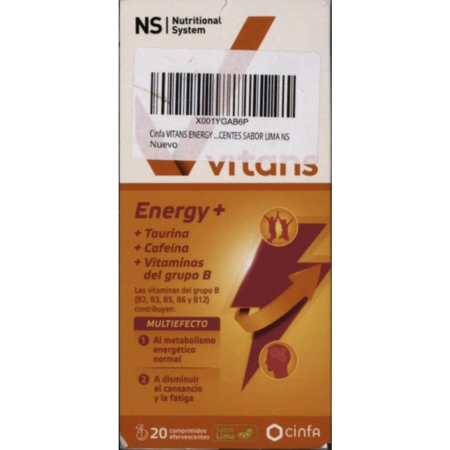 Ns Vitans Energy+ 20comp