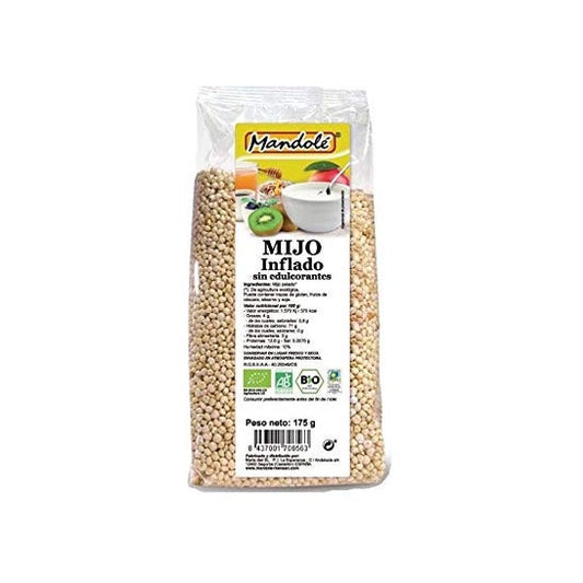 Mandole Mijo Hinchado Bio Sin Edulcorantes 175g