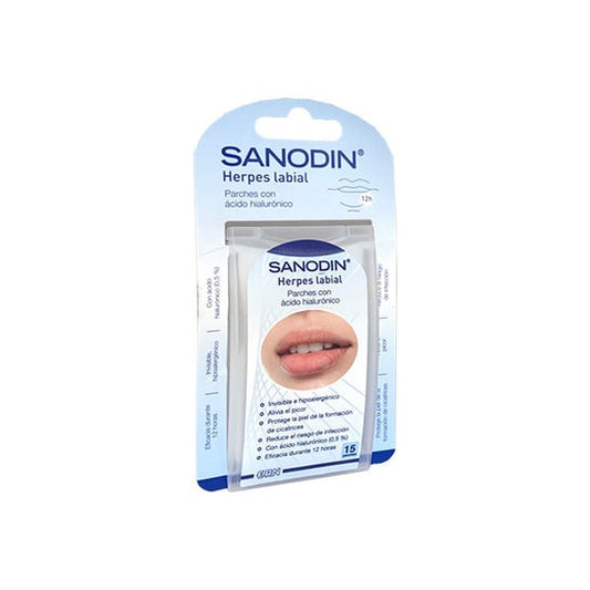 Sanodin Herpes Labial con Ácido Hialurónico 15uds
