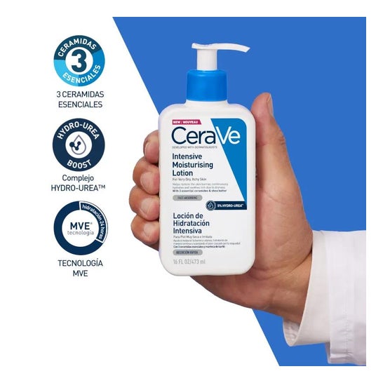 CeraVe Loción Hidratante Intensiva Piel muy seca 473 ml